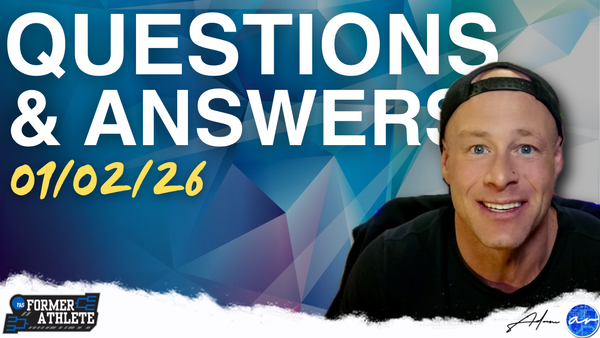 Former Athlete Society | My Question & Answer Session Tackling Real Problems with Real World Solutions