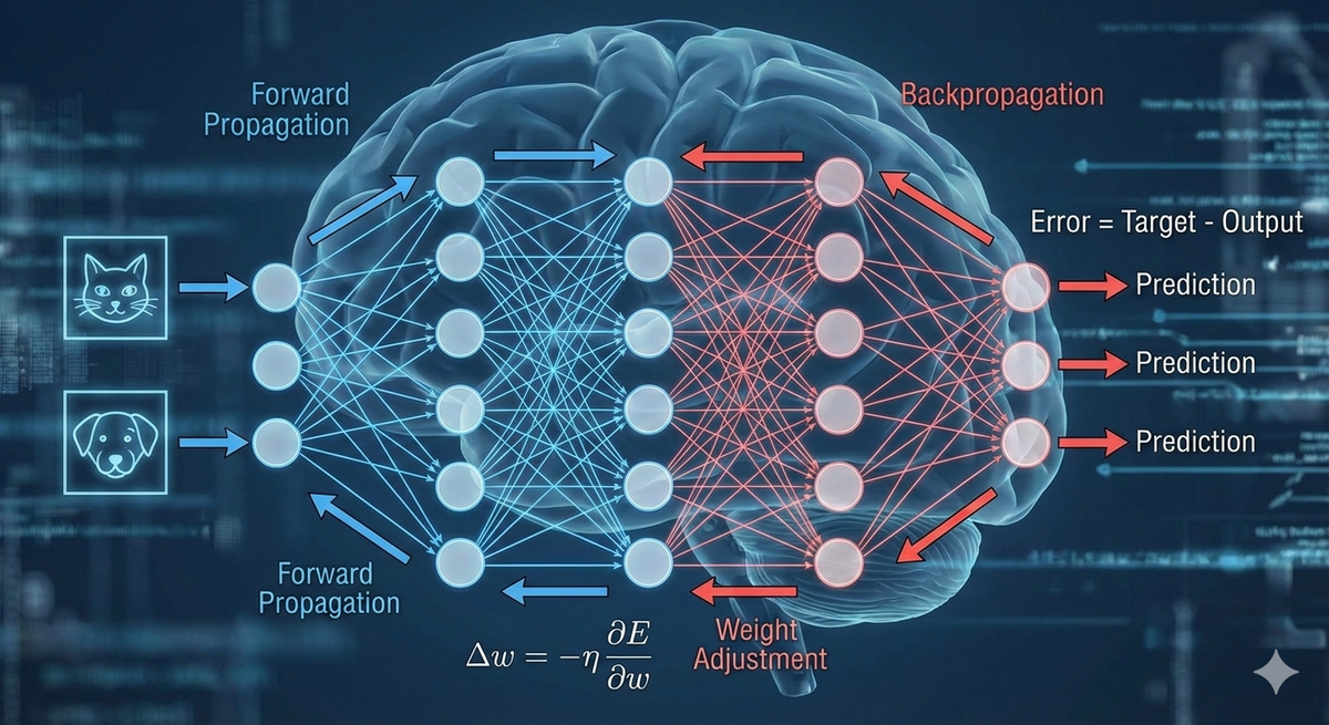 Backpropagation คืออะไร ทำไม Neural Network ถึงฉลาดขึ้น