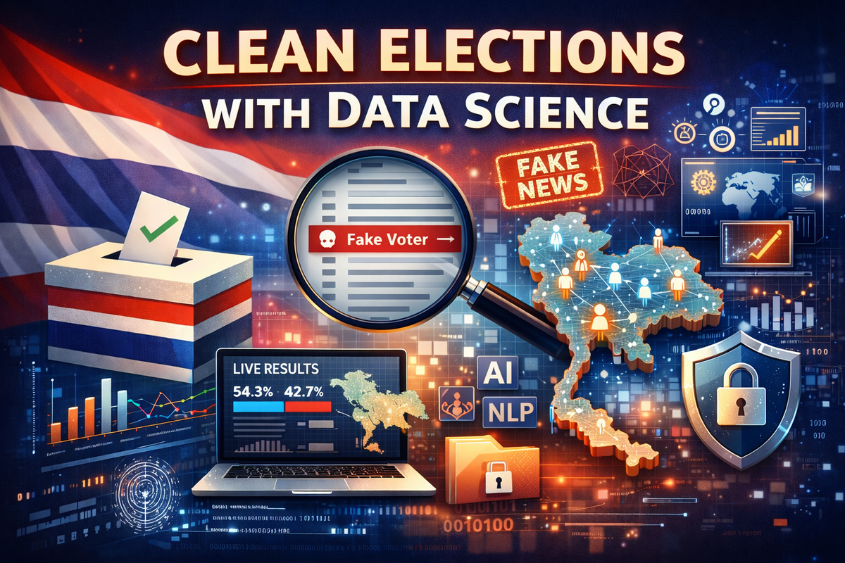 เลือกตั้งโปร่งใสขึ้นได้ ด้วยพลังของ Data Science