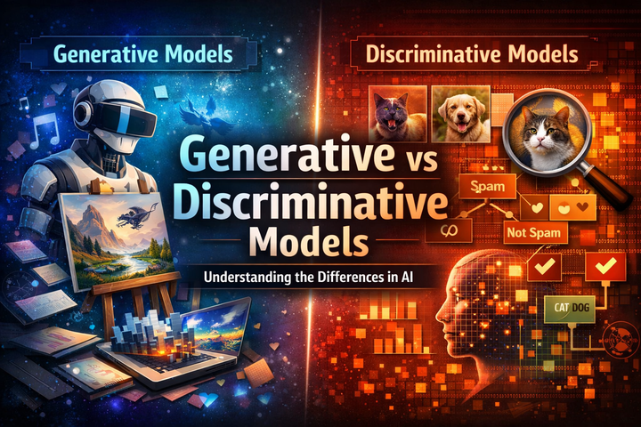 Generative vs Discriminative Models: เมื่อ AI ต้องสร้าง กับ ต้องตัดสิน