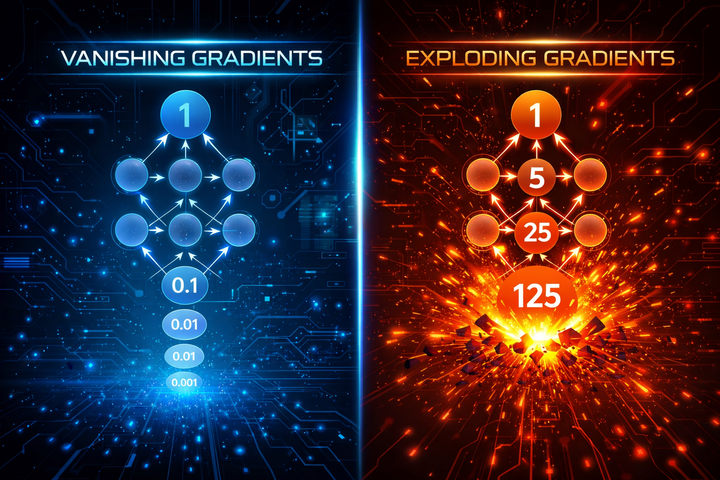 ปัญหาของ Deep Learning: Vanishing vs Exploding Gradients