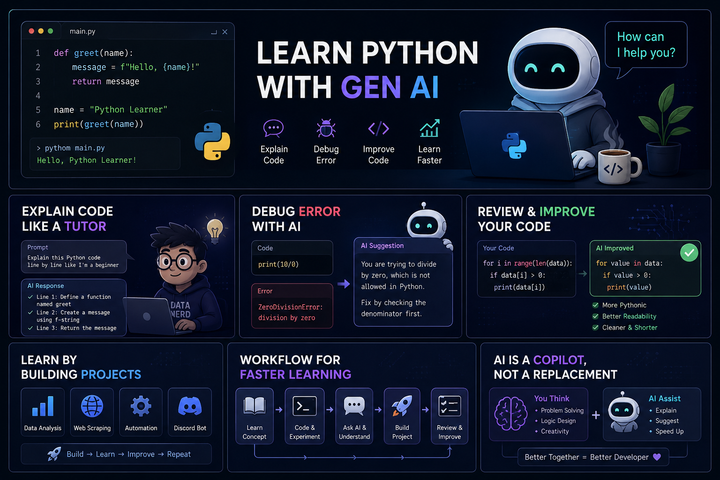 ใช้ Gen AI เรียน Python ให้เร็วขึ้น