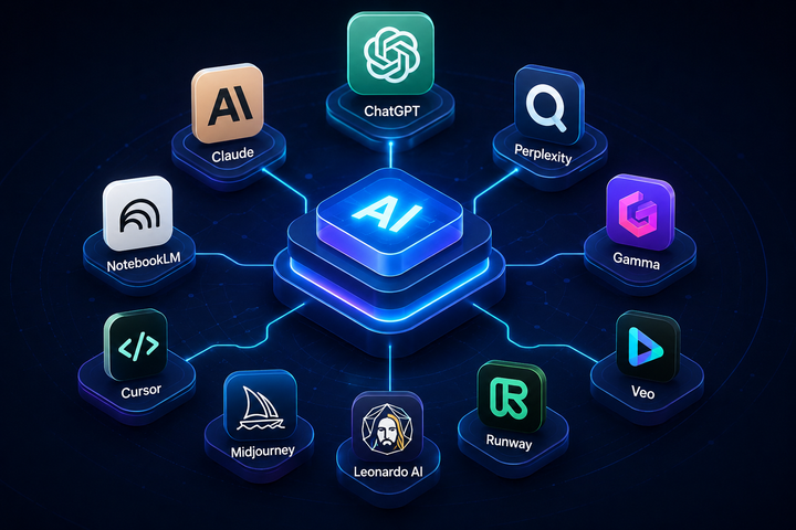 AI Stack 2026: เครื่องมือ AI ที่คนทำงานควรรู้จัก