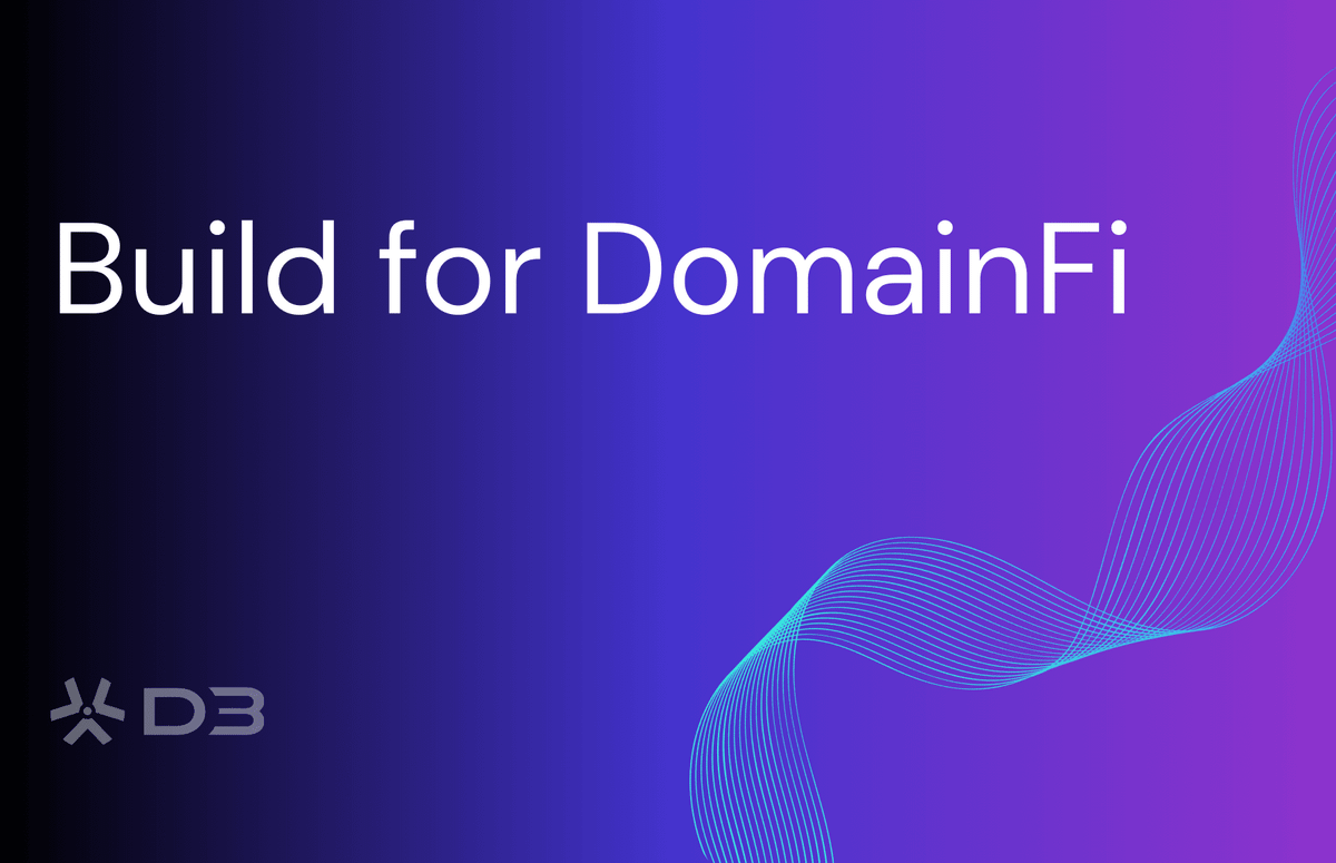 Announcing the D3 Developer Program: Unlocking the DomainFi Opportunity for Builders