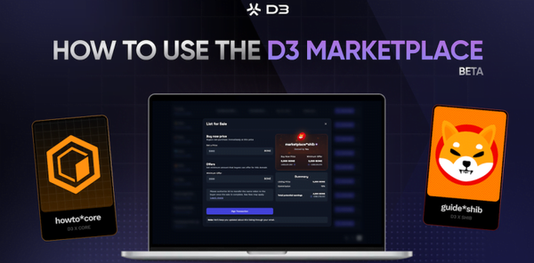 How To Use The D3 Marketplace Beta