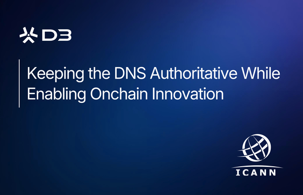 Keeping the DNS Authoritative While Enabling Onchain Innovation