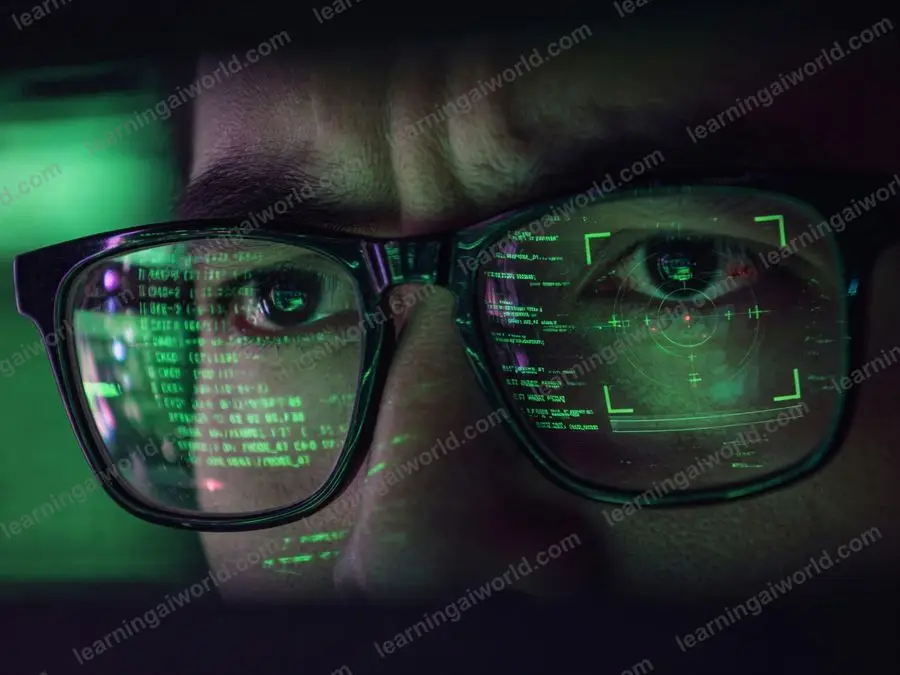 Hacker Glasses Reflect
