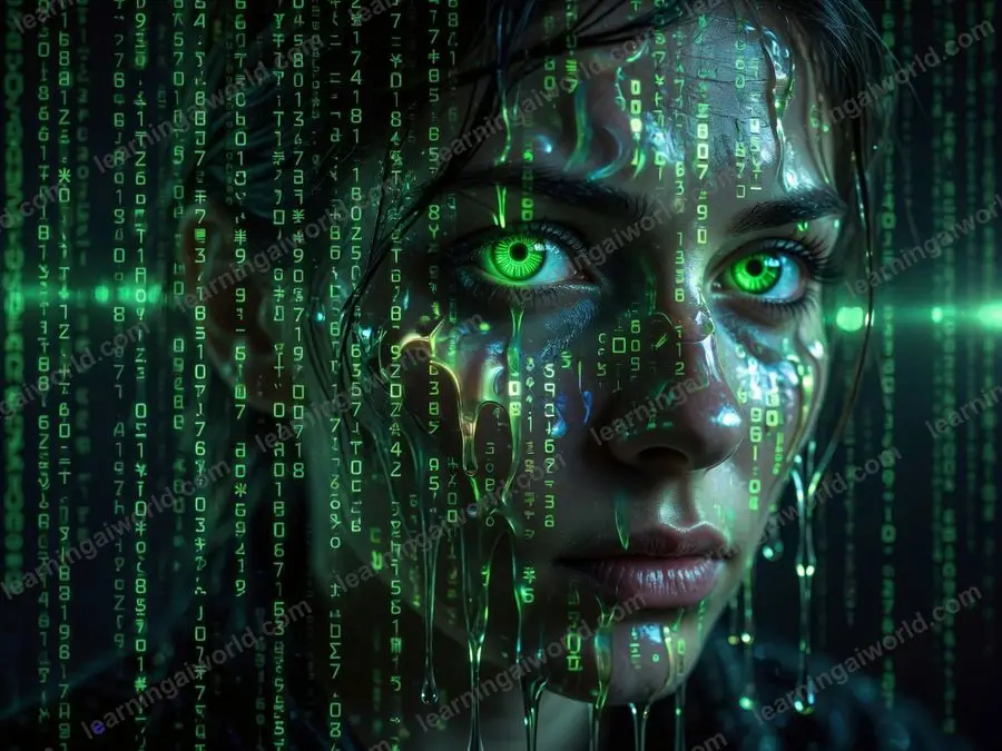 Hacker Matrix Face