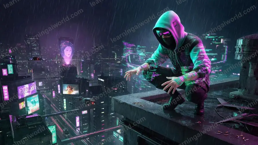Hacker Neon Ninja