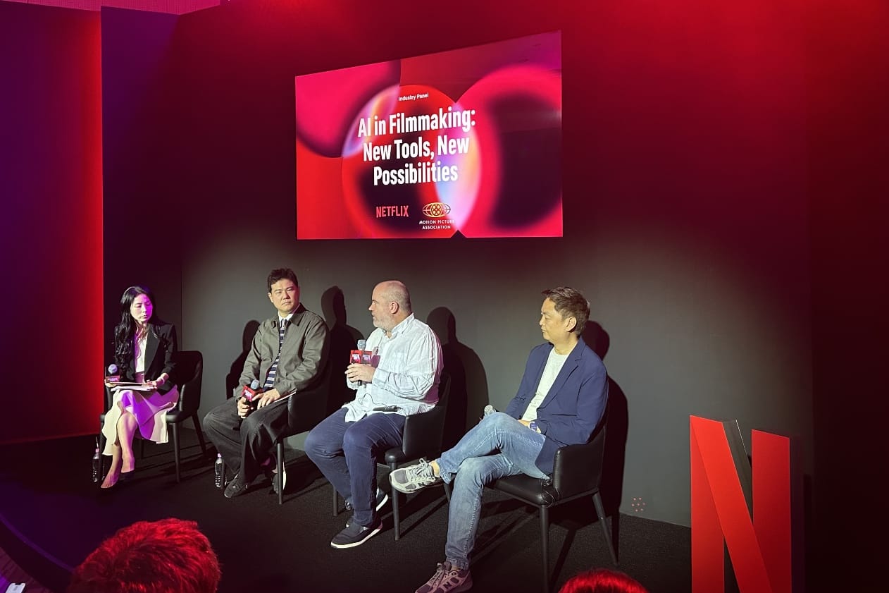 AI in Filmmaking' panel at Netflix Creative Asia in Busan