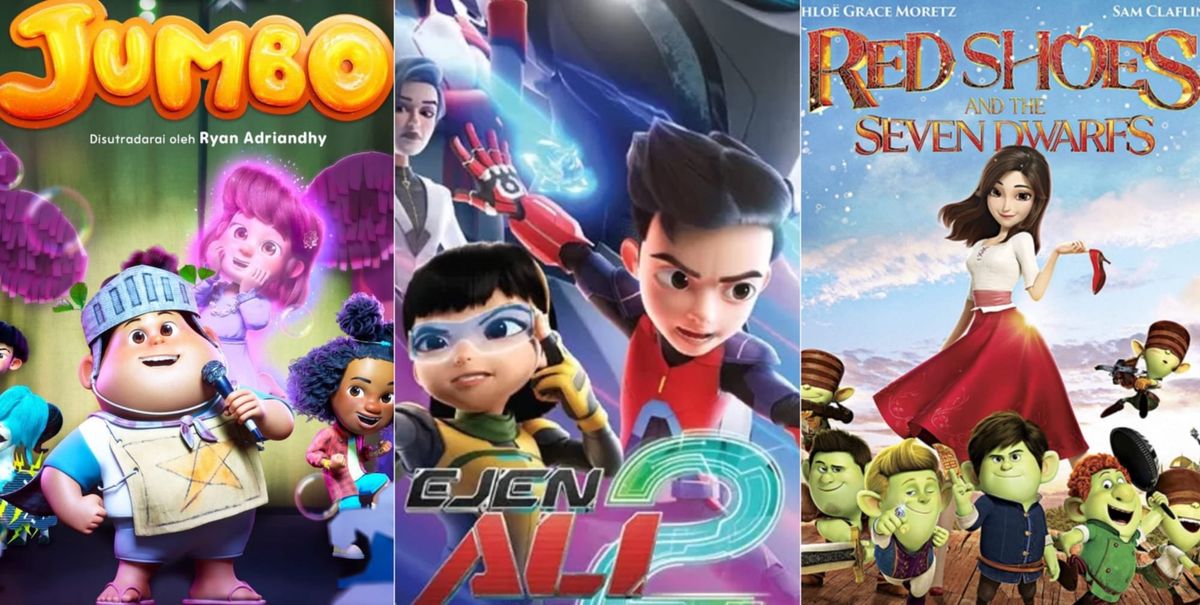 L-R: Jumbo, Ejen Ali 2, Red Shoes And The Seven Dwarfs