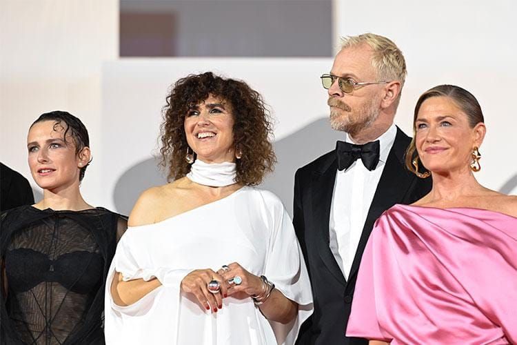 May El-Toukhy & cast of 'Woman Unknown' at Venice 2026