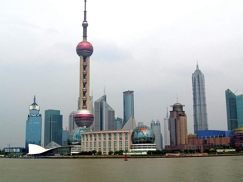 Shanghai view of Pudong 