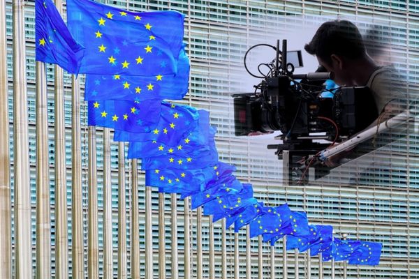 EU Commission building in Brussels [©Shutterstock, gnepphoto & laraslk]