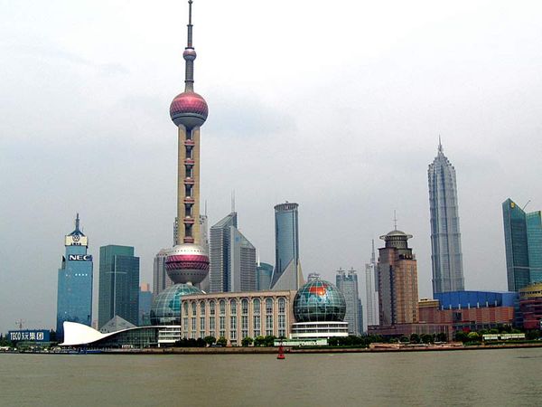 Shanghai view of Pudong 