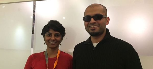 Movie Saints co-founders Nivedita Siddharthan [L] & Priyadarshi Rishiraj [R]