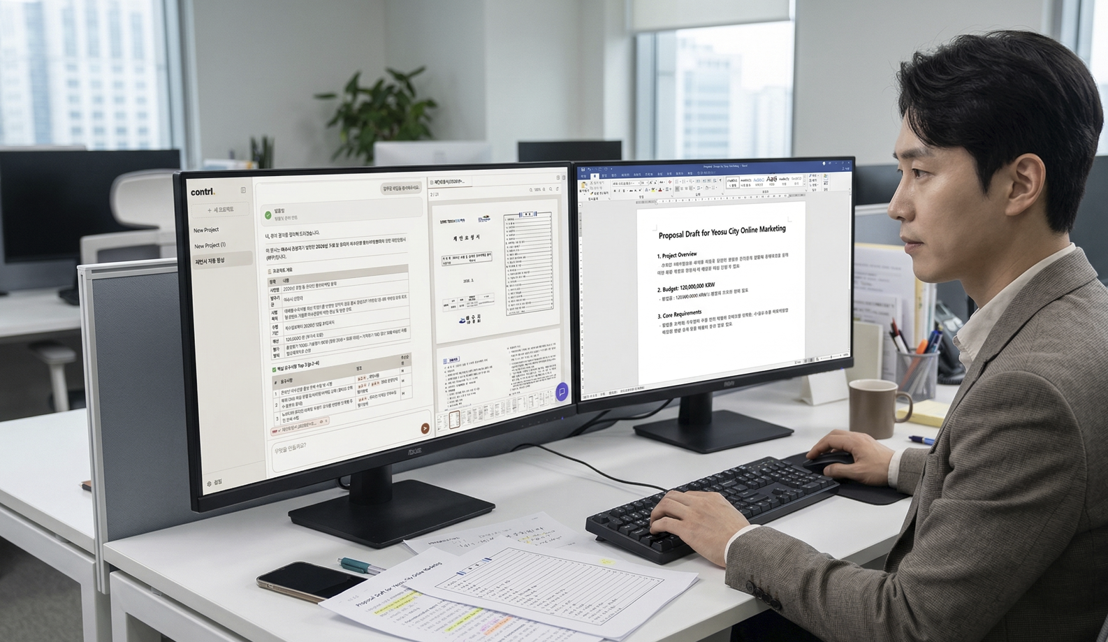 "초안을 뽑아내는 게 사람보다 낫네요" 컨트롤 유저 피드백 및 업데이트 공유