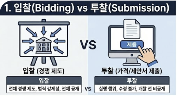 투찰이란? 입찰과의 차이, 그리고 낙찰 확률을 높이는 실무 전략