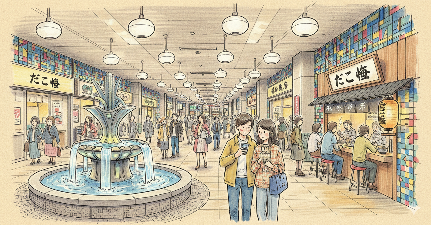 Whity Umeda: station-direct shopping mall