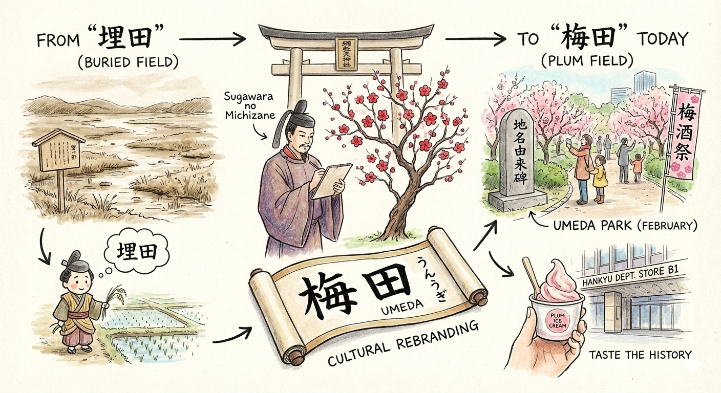 Le Rebranding Culturel du Nom d'Umeda