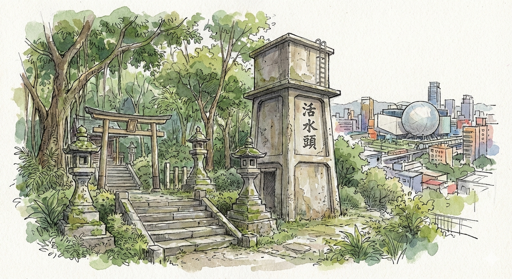 Huó Shuǐ Tóu, la division Yangming de la compagnie des eaux de Taipei