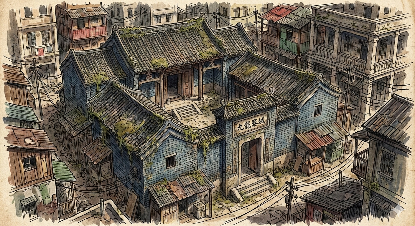 「九龍寨城」的南門石額