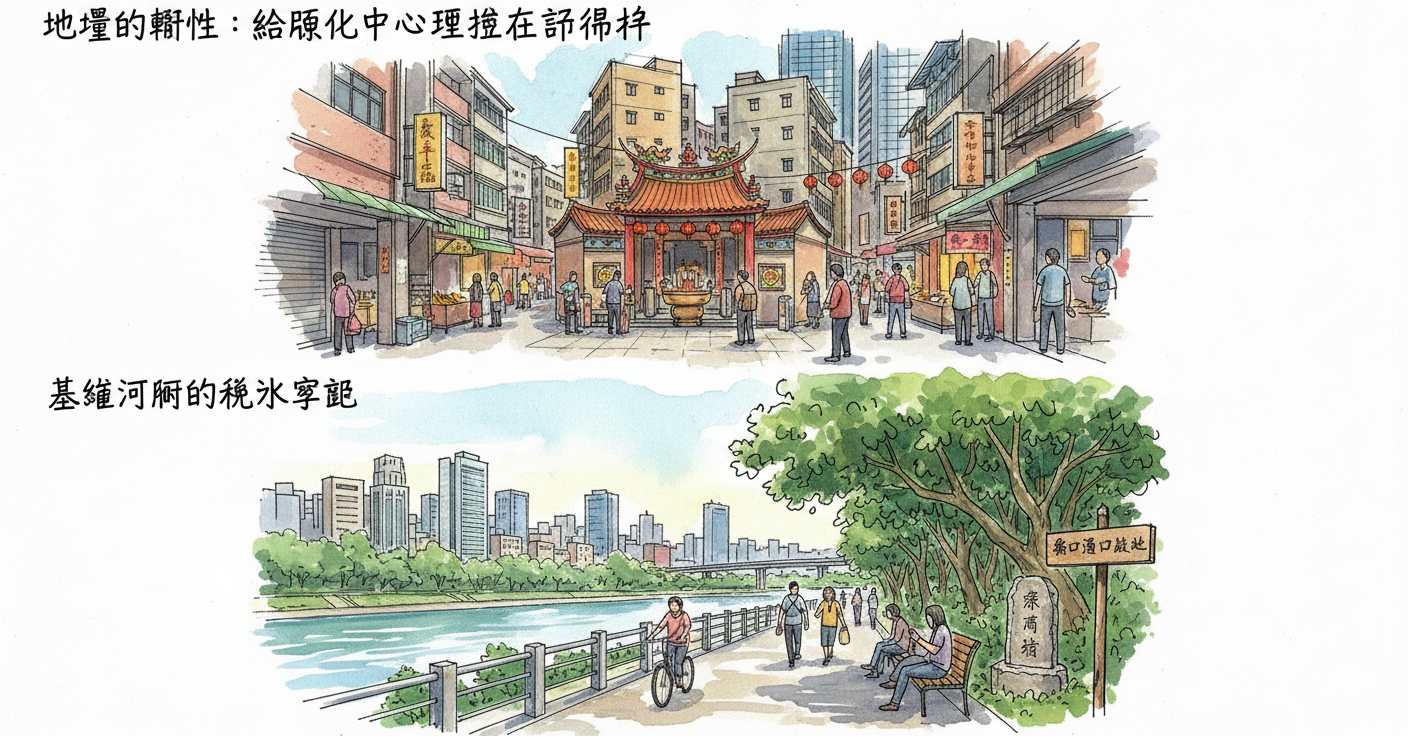 松山進安宮 | 基隆河畔的親水空間