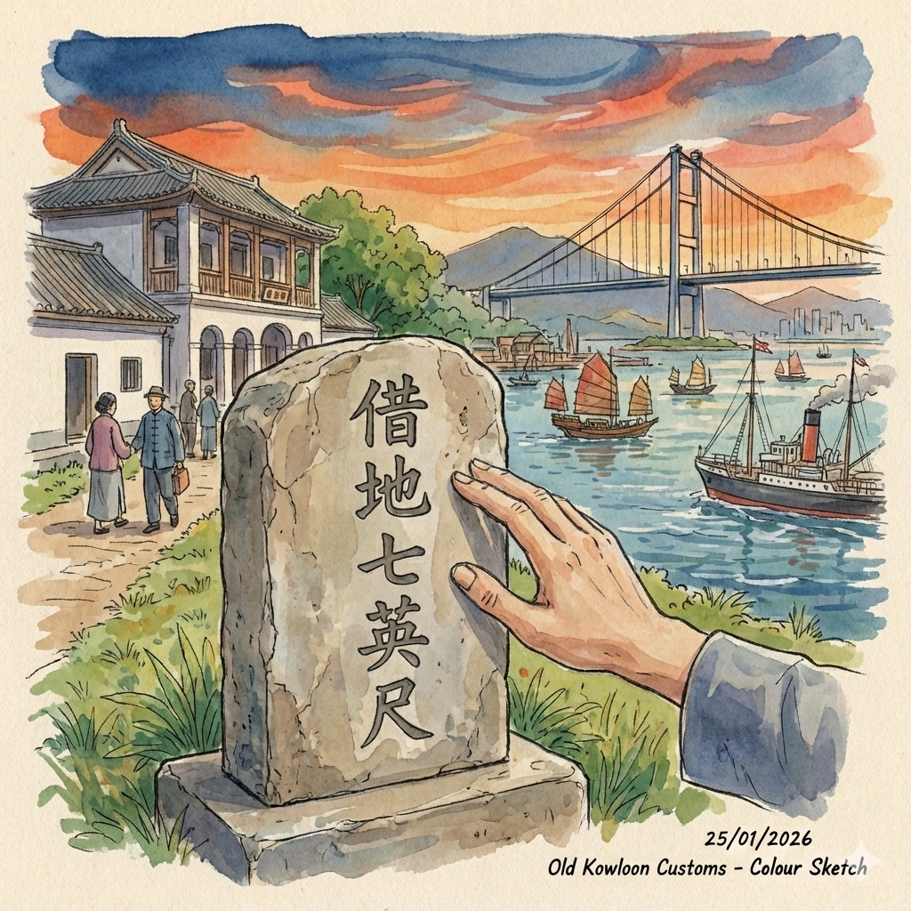 Stèle de l'ancienne douane de Kowloon