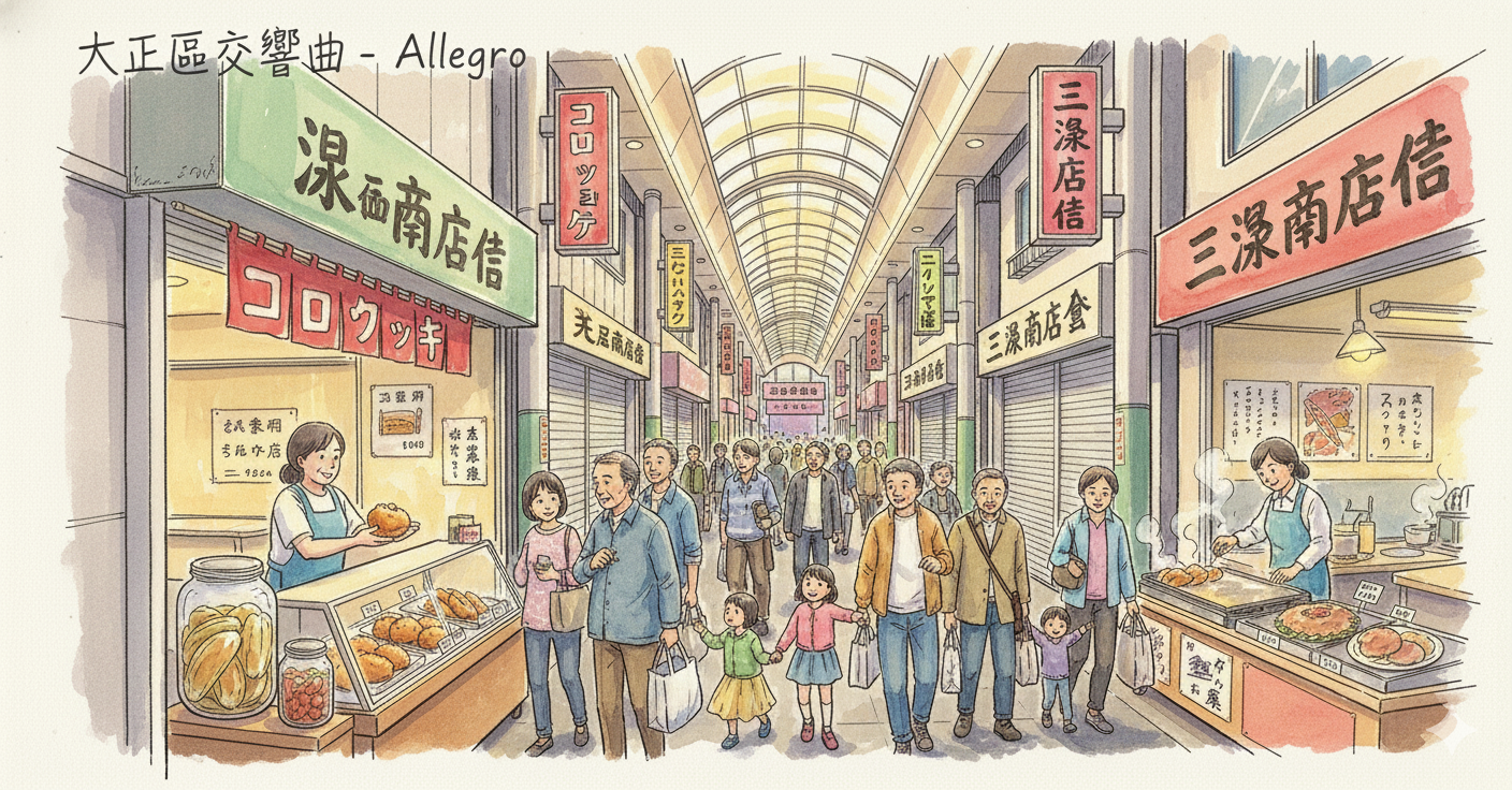 la rue commerçante Izumi