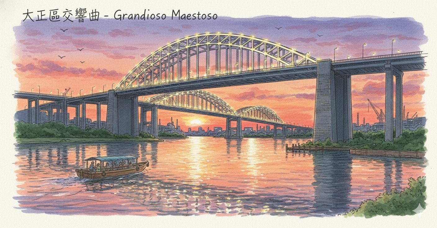 le pont Shin-Kitsugawa Ohashi  et le pont Senbonmatsu 