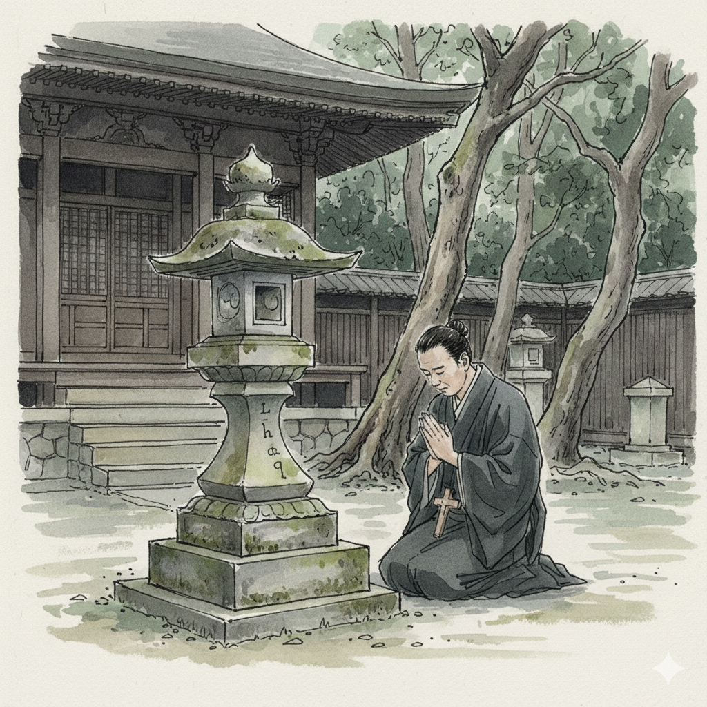 見次山延命寺 (Kenjizan Enmei-ji Temple) 內的隱藏切支丹燈籠