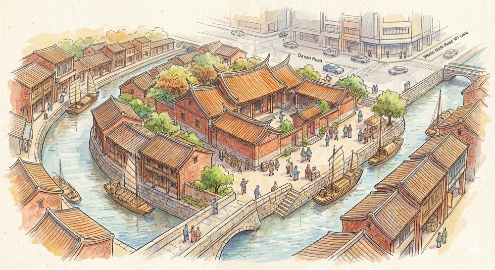 大南路と文林北路101巷