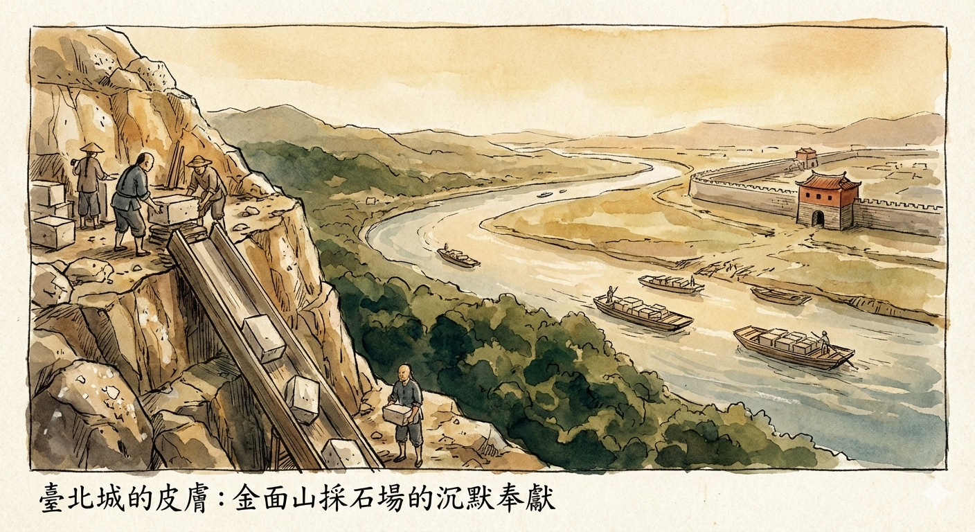 金面山步道(石英礦景觀與臺北盆地全景)