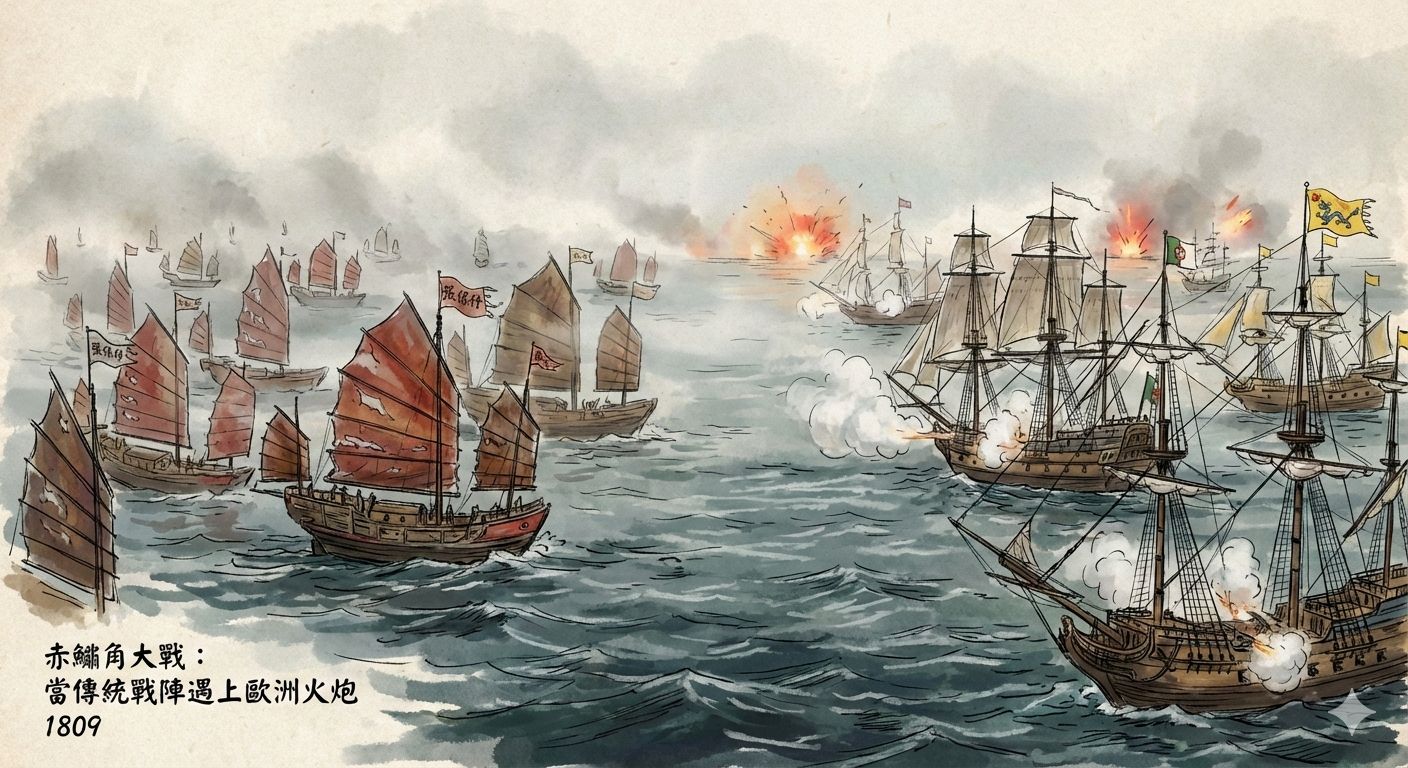 傳統戰陣遇上歐洲火炮