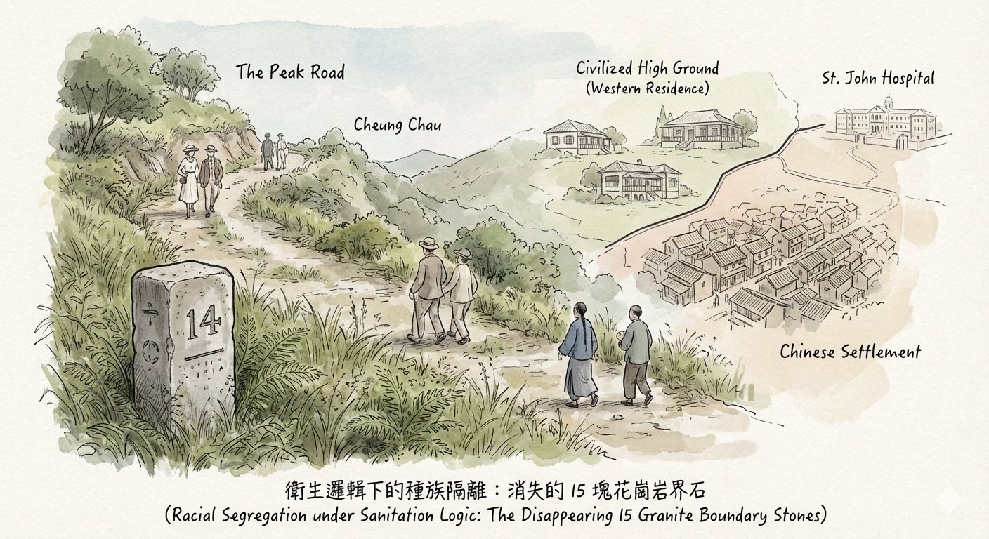 消失的 15 塊花崗岩界石