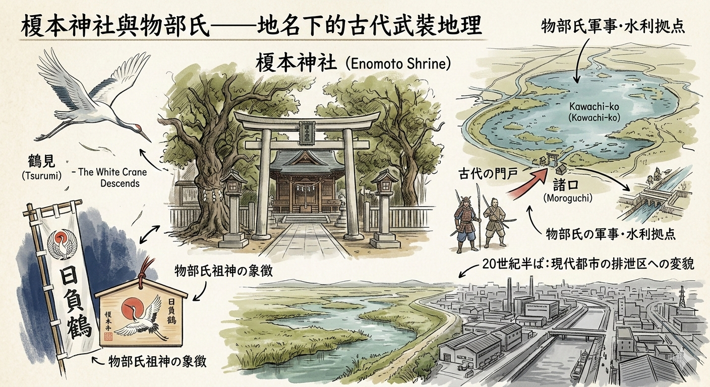 榎本神社與物部氏——地名下的古代武裝地理