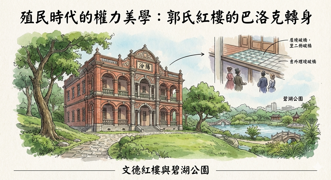 文德紅樓與碧湖公園