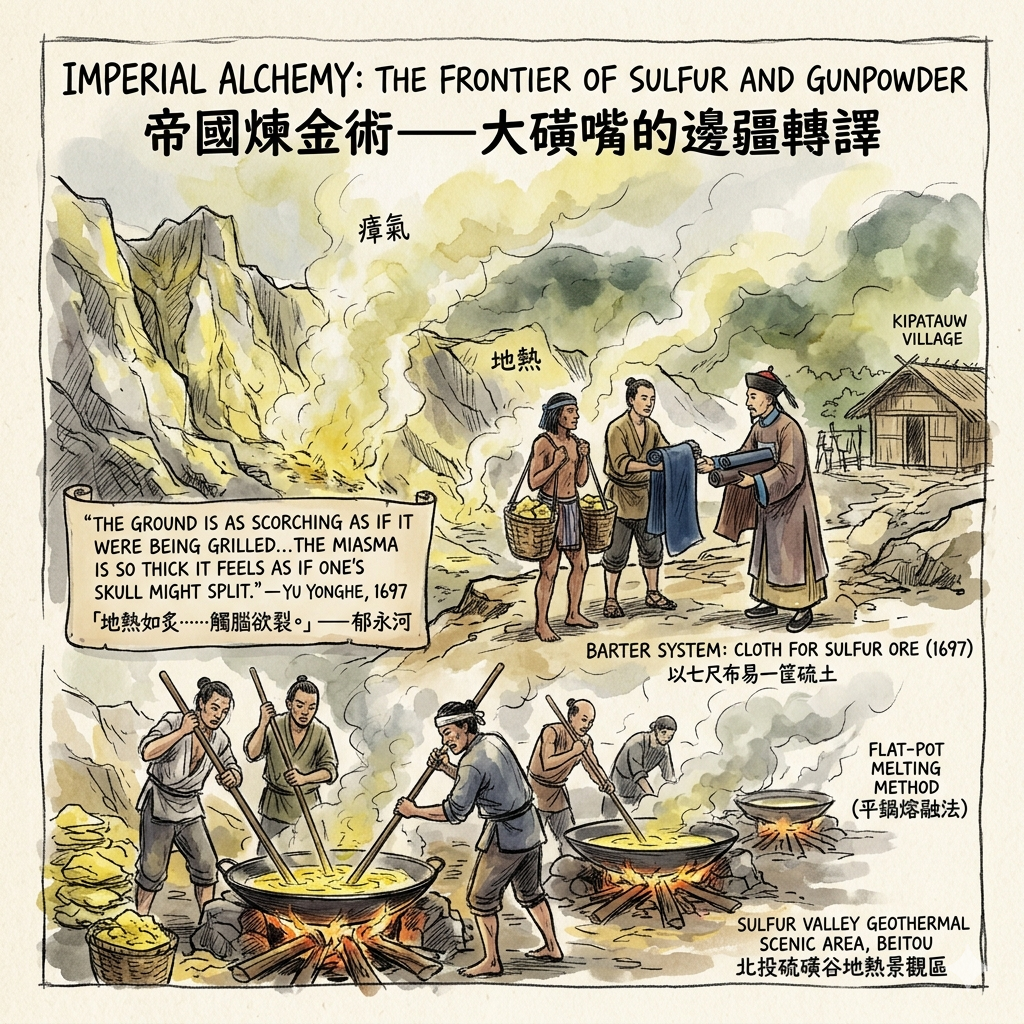 La Alquimia del Imperio: El azufre de Yu Yonghe en el Gran Pico de Azufre