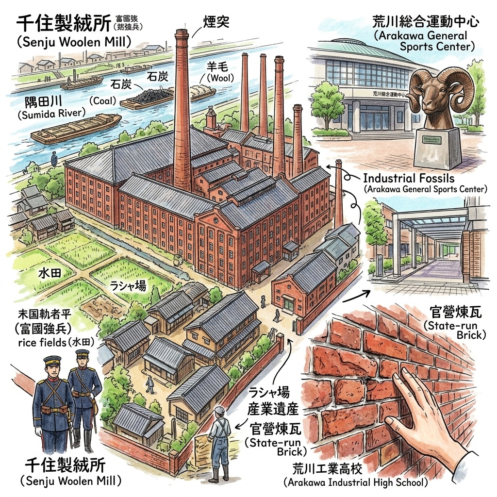 国家の面裏 — 千住製絨所と軍事工業化の風景