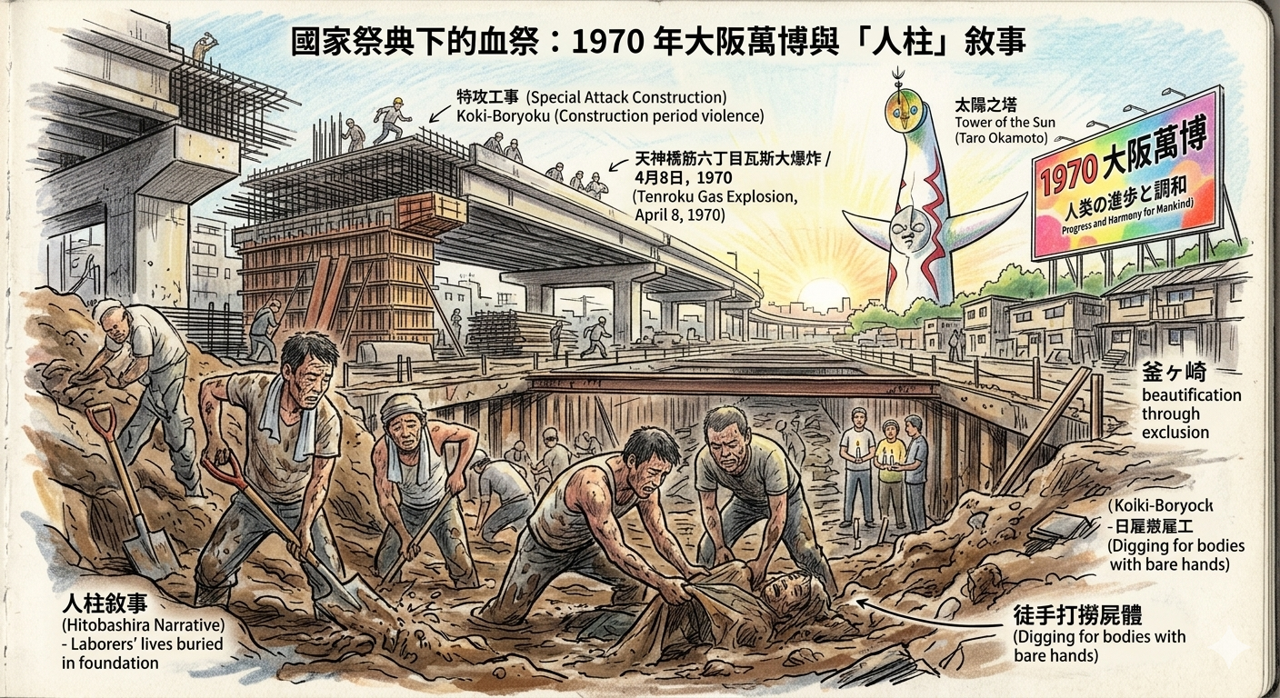 1970年大阪万博と「人柱」 — 繁栄の影に埋もれた血祭