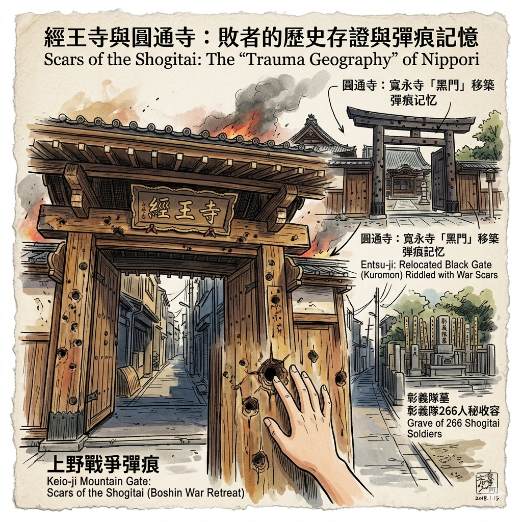 弾痕が語る「敗者の歴史」：経王寺と円通寺の守護