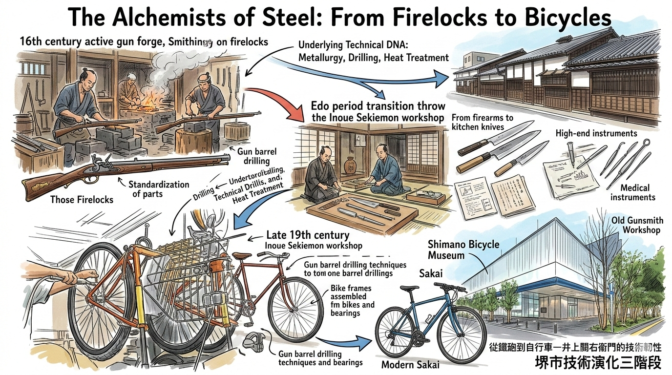 The Alchemists of Steel: From Firelocks to Bicycles