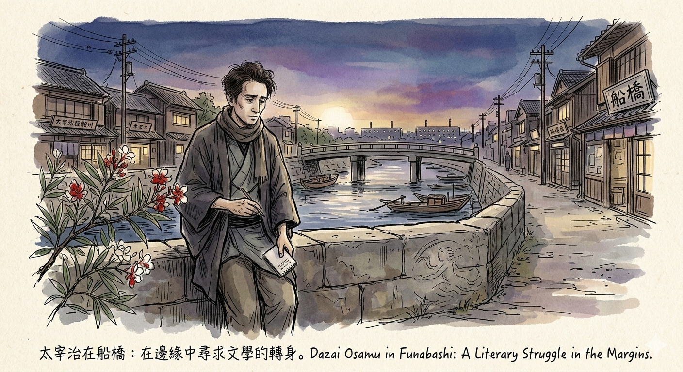 The Oleander and the Addict: Dazai Osamu’s Funabashi Struggle