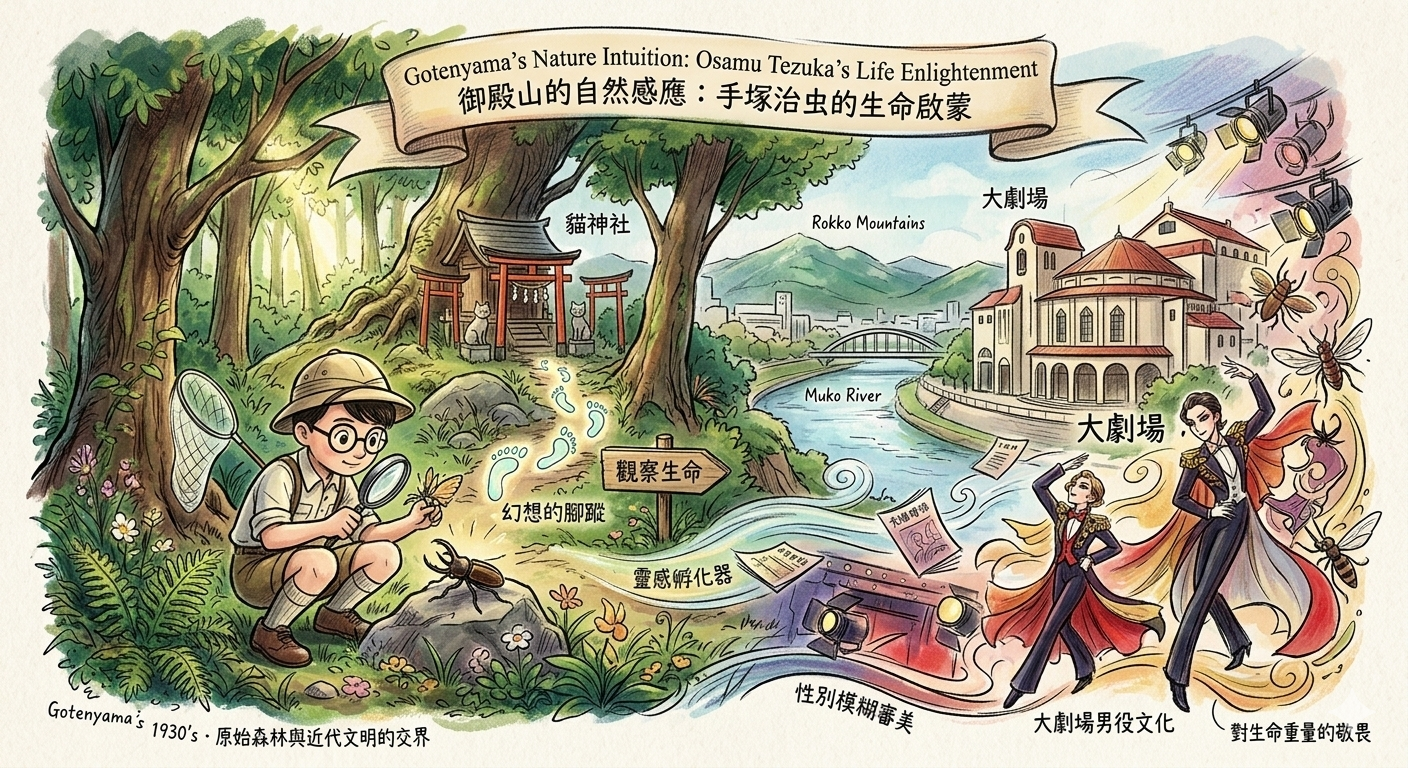 御殿山的自然感應：手塚治虫的生命啟蒙
