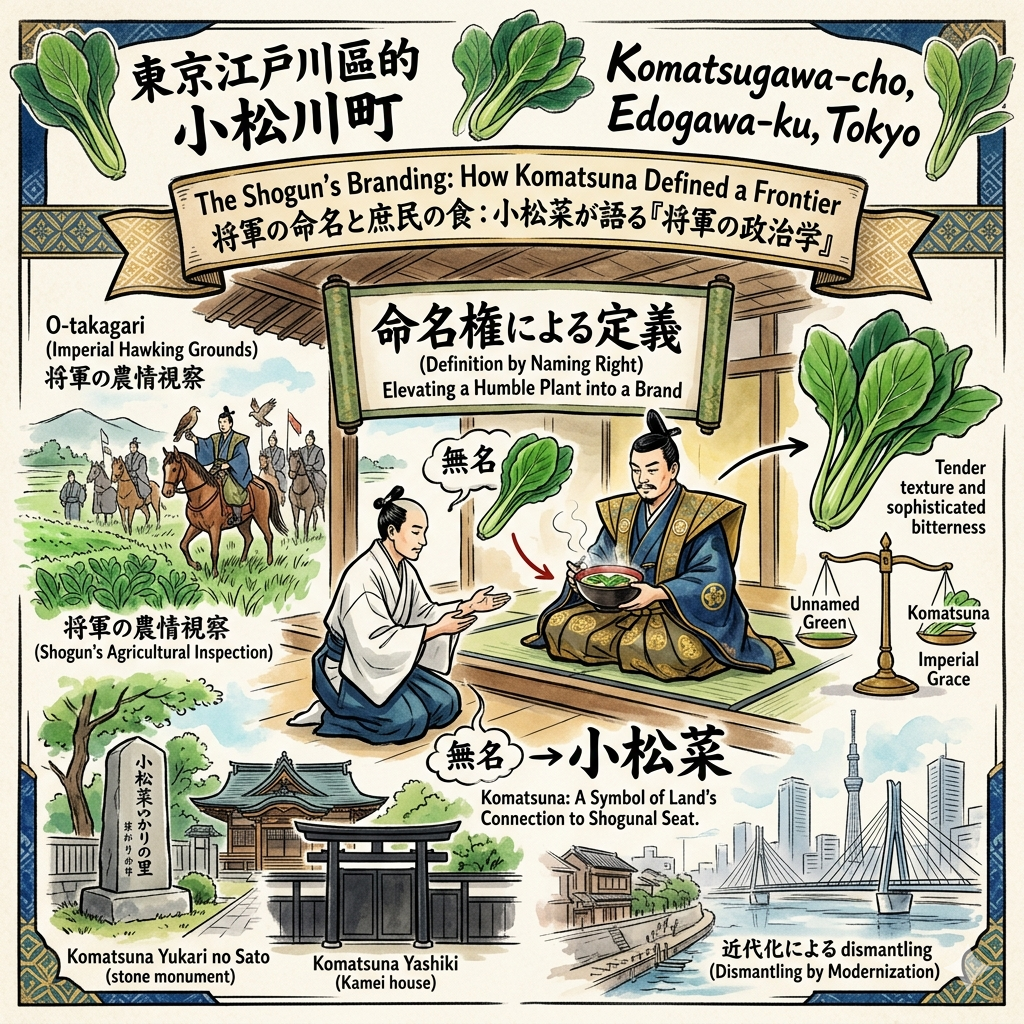 権威の命名と庶民の食：小松菜が語る「将軍の政治学」