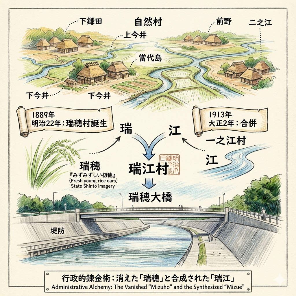 行政的錬金術:消えた「瑞穂」と合成された「瑞江」