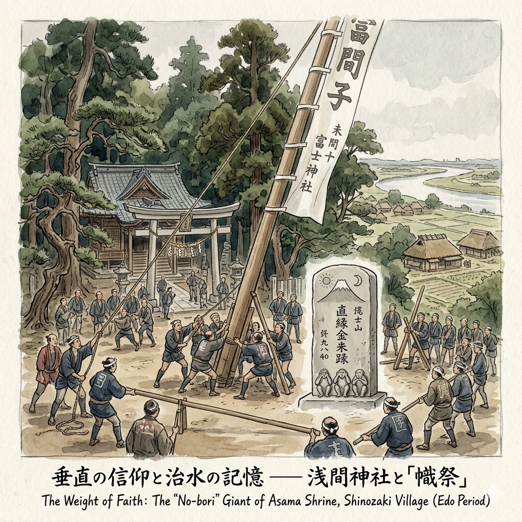 The Weight of Faith: The "No-bori" Giant of Asama Shrine