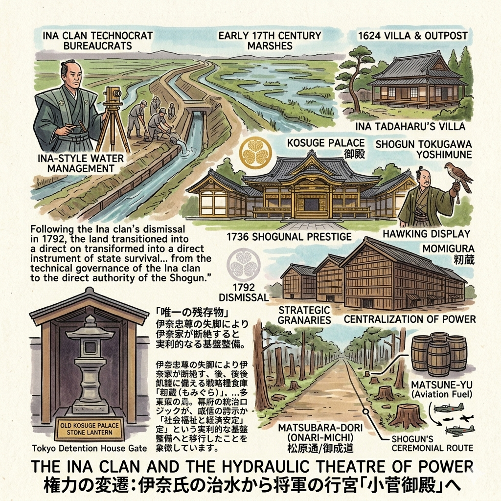 The Ina Clan and the Hydraulic Theatre of Power