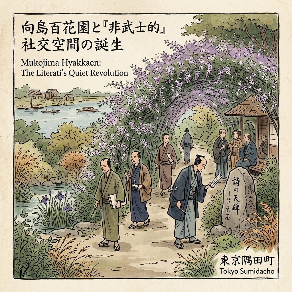 向島百花園:江戶文人的「非武士化」自由烏托邦
