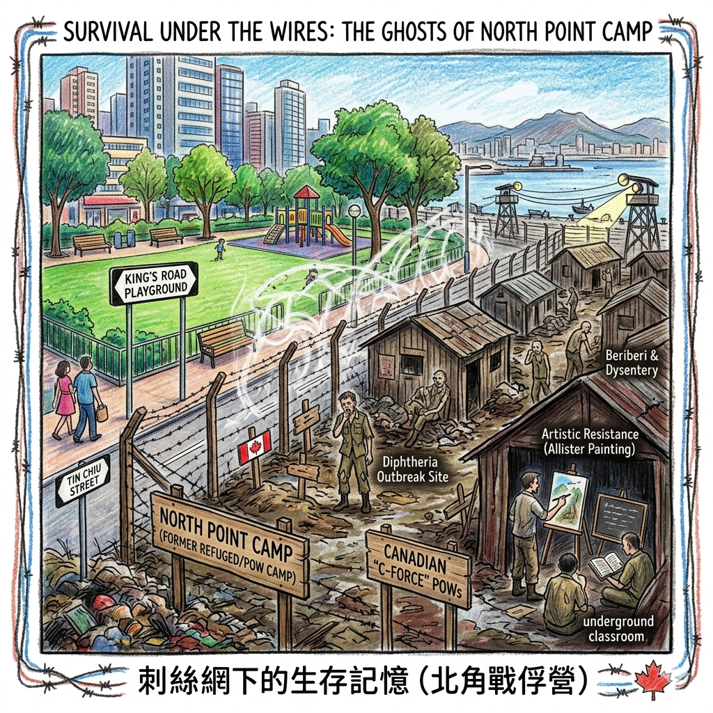 Survival Under the Wires: The Ghosts of North Point Camp